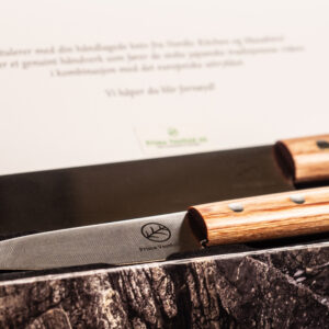Knivsett fra Mashahiro med logo